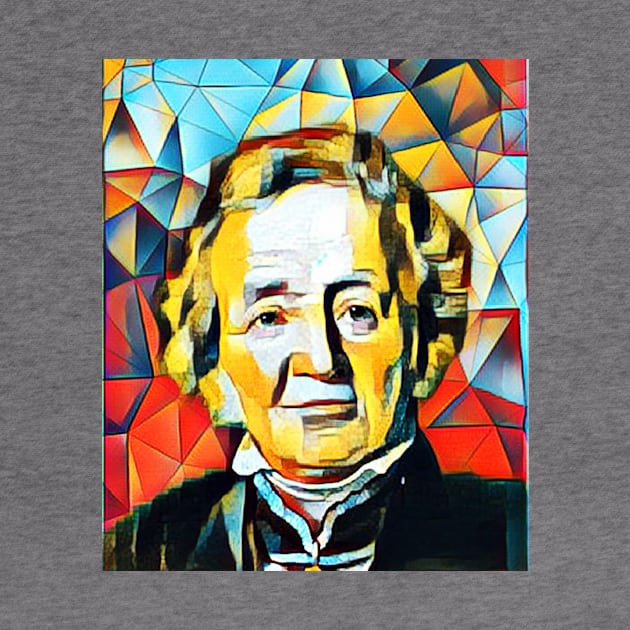 Leopold von Ranke Abstract Portrait | Leopold von Ranke Artwork 2 by JustLit